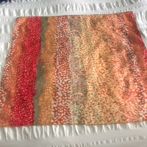 Beautiful spring or autumn color neck scarf.